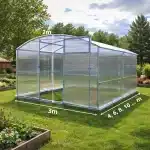 Rastlinjak Maxy Farm 3 m z zelenjavo
